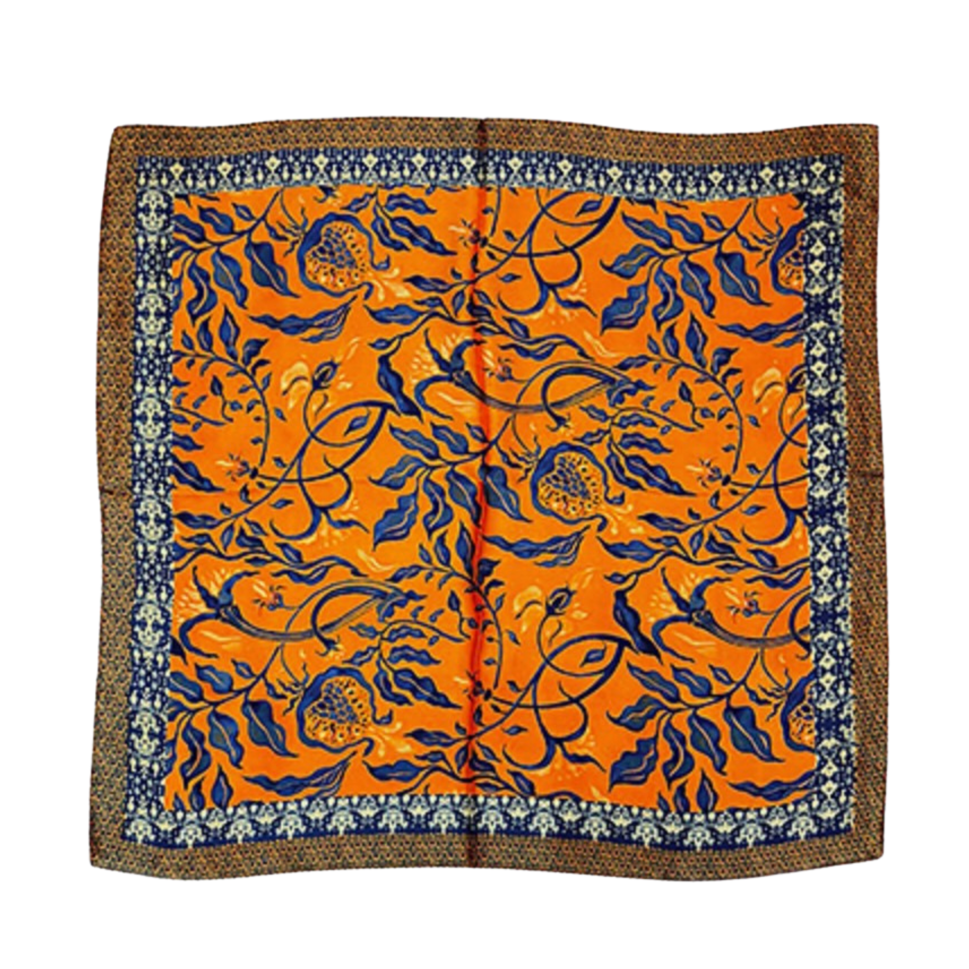 Scarf Necklace in orange