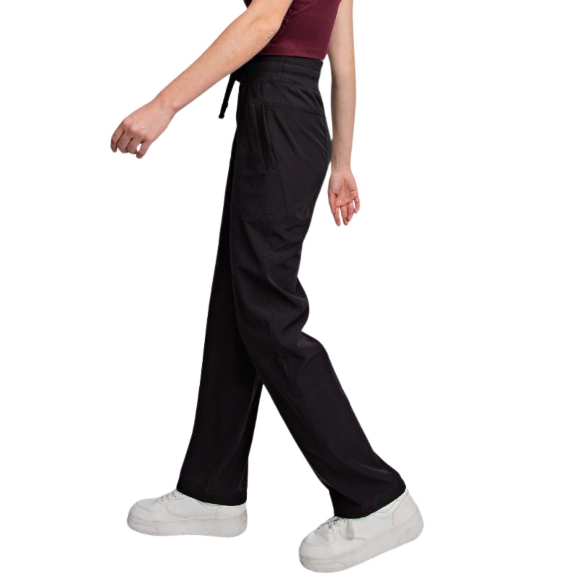 Crafted with oxford St Woven fabric, these plus size Mid Rise Pants are perfect for any dance studio session. Designed for full length coverage, these black pants are both comfortable and stylish. Experience the durability and flexibility of the Oxford Mid Rise Pants.