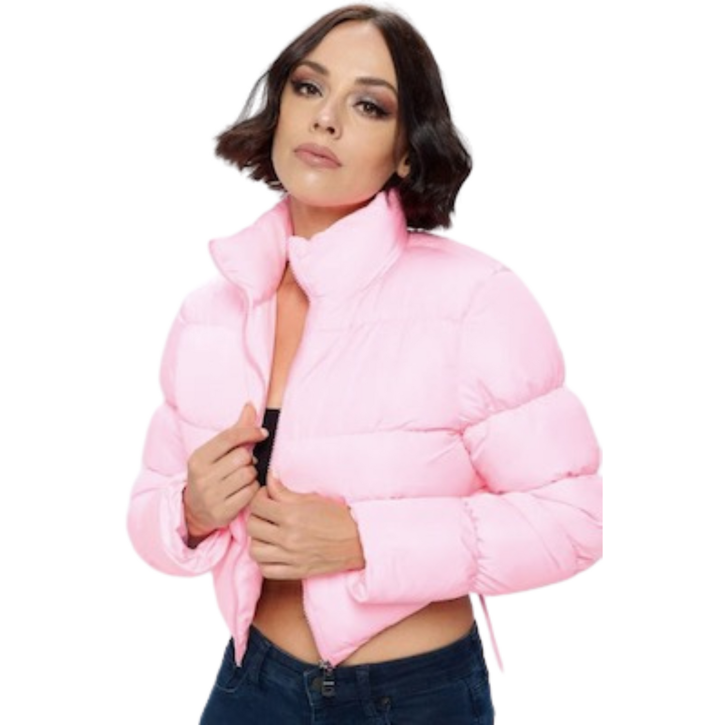 Crafted with medium-weight poly fill and a funneled neck,<strong> the Oxford Puffer</strong> is a perfect addition to your wardrobe, ideal for outdoor activities, everyday wear, and casual apparel. This quilted cropped puffer provides optimal comfort and style. The perfect choice for any modern city girls.&nbsp;