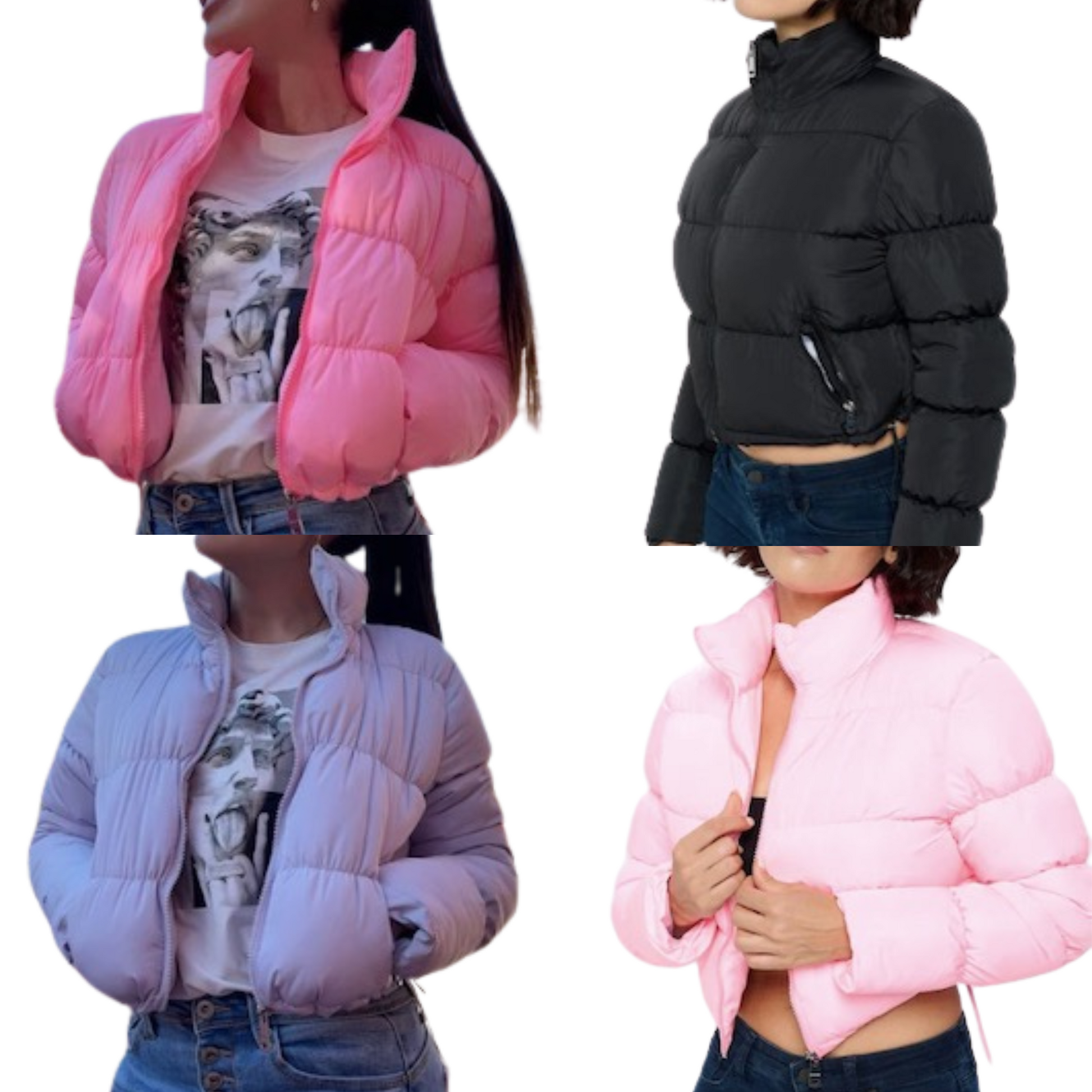 Crafted with medium-weight poly fill and a funneled neck,<strong> the Oxford Puffer</strong> is a perfect addition to your wardrobe, ideal for outdoor activities, everyday wear, and casual apparel. This quilted cropped puffer provides optimal comfort and style. The perfect choice for any modern city girls.&nbsp;