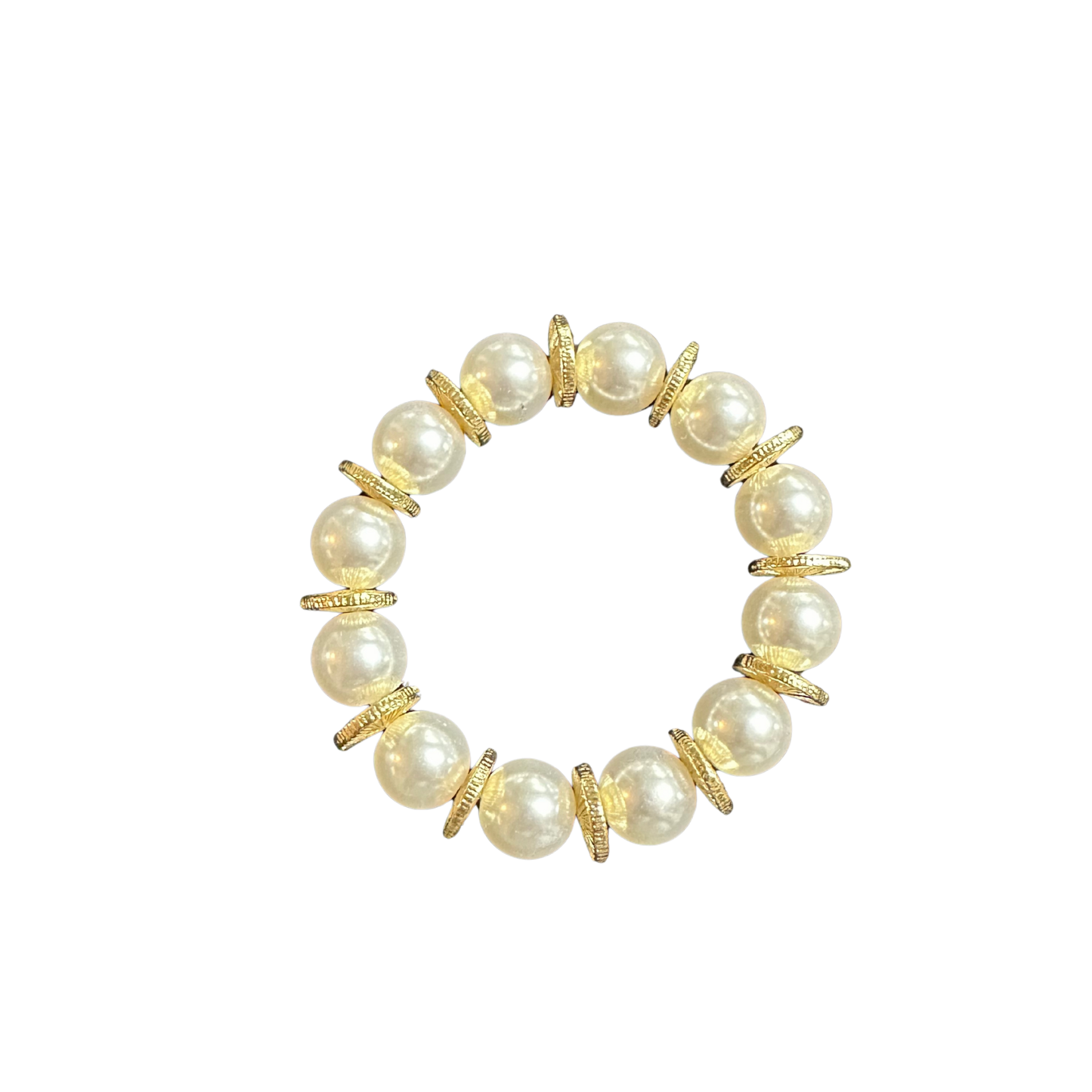 Elevate your everyday elegance with this Pearl Stretchy Bracelet from Perdido Gems. Crafted with lustrous pearls and delicate rhinestone accents, this versatile piece transitions seamlessly from casual to formal occasions. The comfortable stretch design ensures a perfect fit for any wrist, while the timeless combination of pearls and sparkling details adds sophisticated charm to any ensemble. A refined accessory that celebrates understated luxury.
