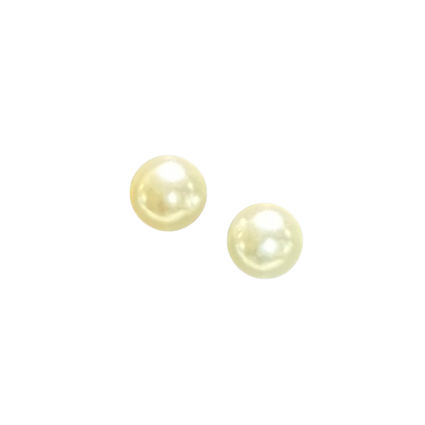 Expertly crafted with beautiful freshwater pearls, these dainty stud earrings are the perfect addition to any outfit. Each earring features a lustrous pearl, providing a timeless and elegant look. Add a touch of sophistication to your style with these stunning freshwater pearl studs.