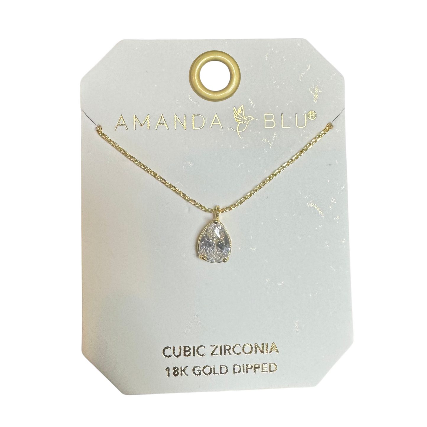 The Amanda Blu Pear Shaped Solitaire Necklace features a dazzling rhinestone pendant set in luxurious gold. Add a touch of elegance to any outfit with this sophisticated accessory from a trusted brand. Perfect for formal occasions or adding a touch of glamour to your everyday look.