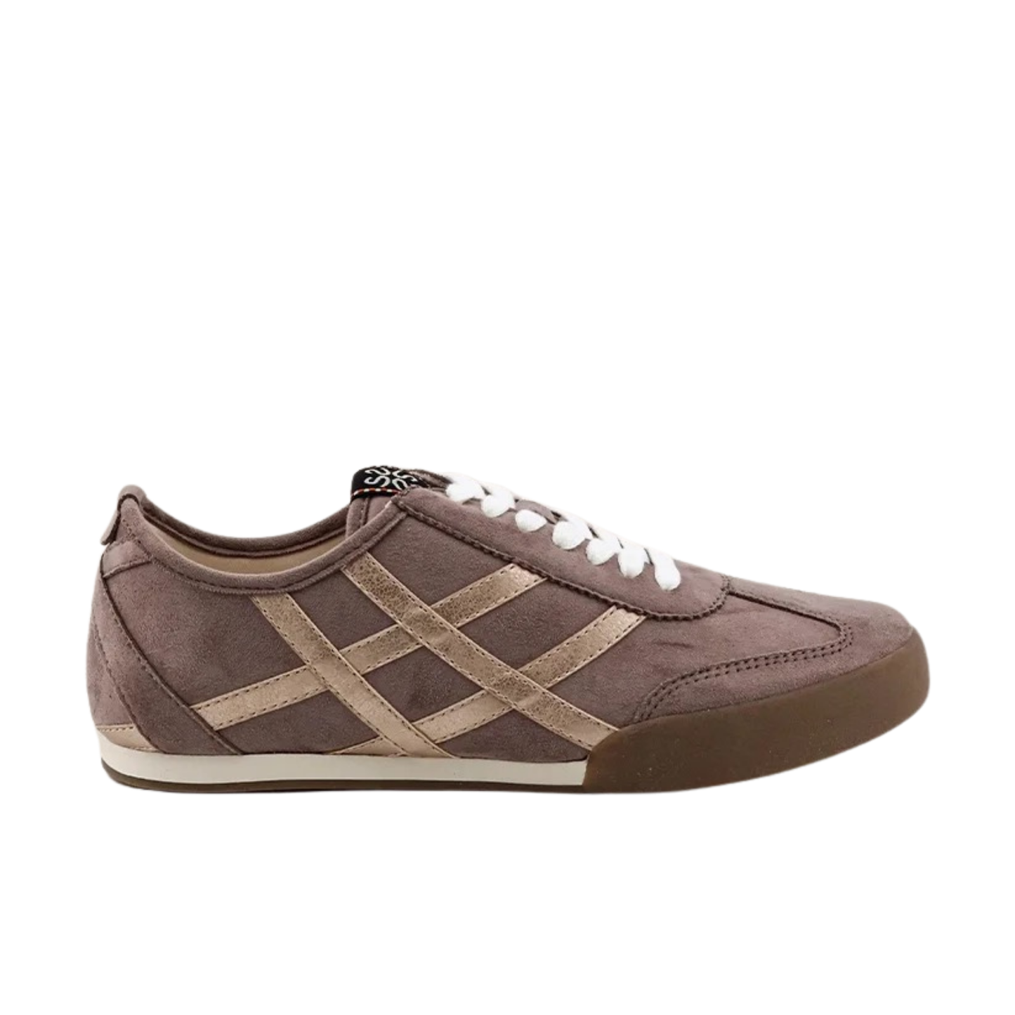 Step into effortless style with the Polly sneakers by ShuShop. Crafted from luxuriously soft mink suede in a versatile taupe hue, these sneakers blend comfort with contemporary sophistication. Perfect for casual outings or elevated everyday wear, the Polly offers a refined alternative to traditional athletic shoes. The supple suede construction provides a premium feel while the neutral taupe tone pairs seamlessly with any wardrobe. 