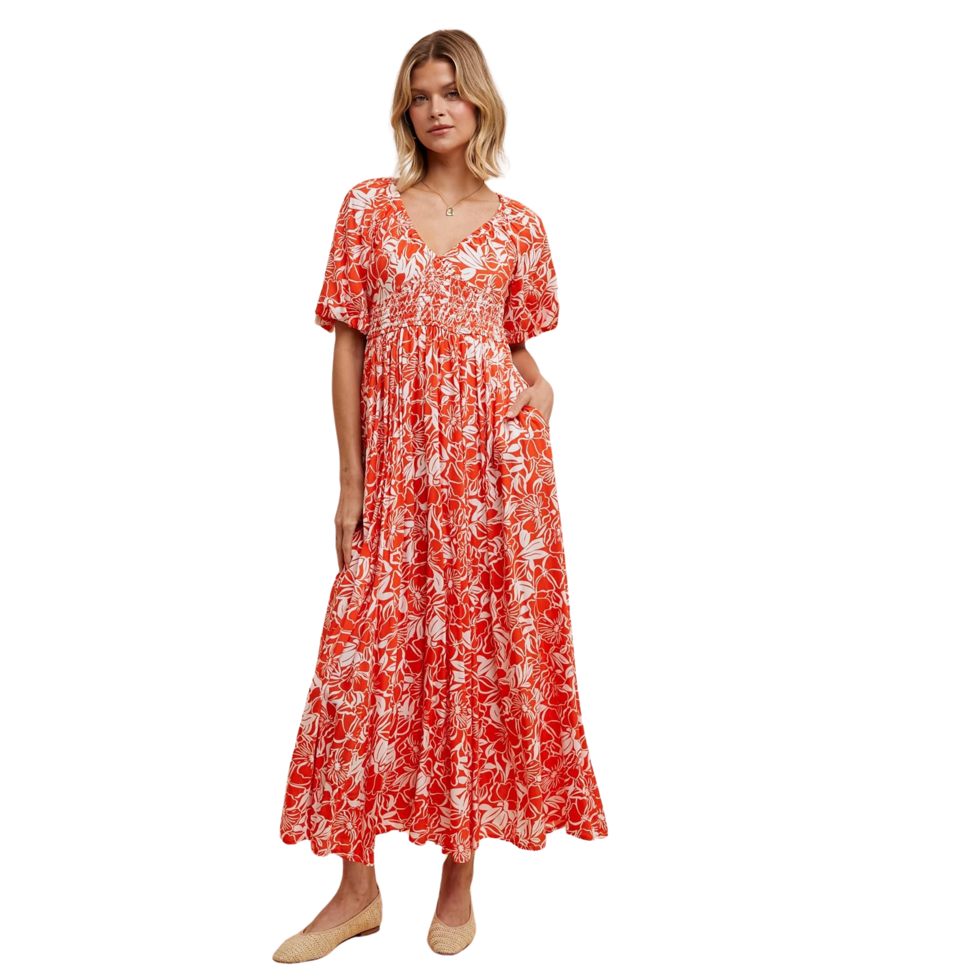 maxi body print dress White body print maxi dress Chaud Tokyo