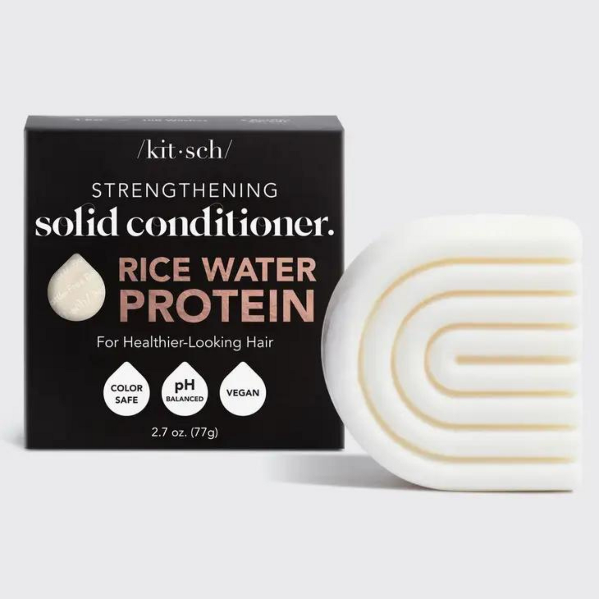 Our Rice Water Protein Conditioner Bar is the perfect solution for dry, damaged hair. Formulated with rice water, the bar repairs follicles and prevents split ends, increasing hair volume by up to 20%*. Plus, it's free of sulfates, parabens and phthalates and safely boosts brightness and shine in colored hair. Best of all, its zero-waste packaging helps reduce single-use plastic waste. Get clean hair and help reduce your environmental footprint with one simple product!