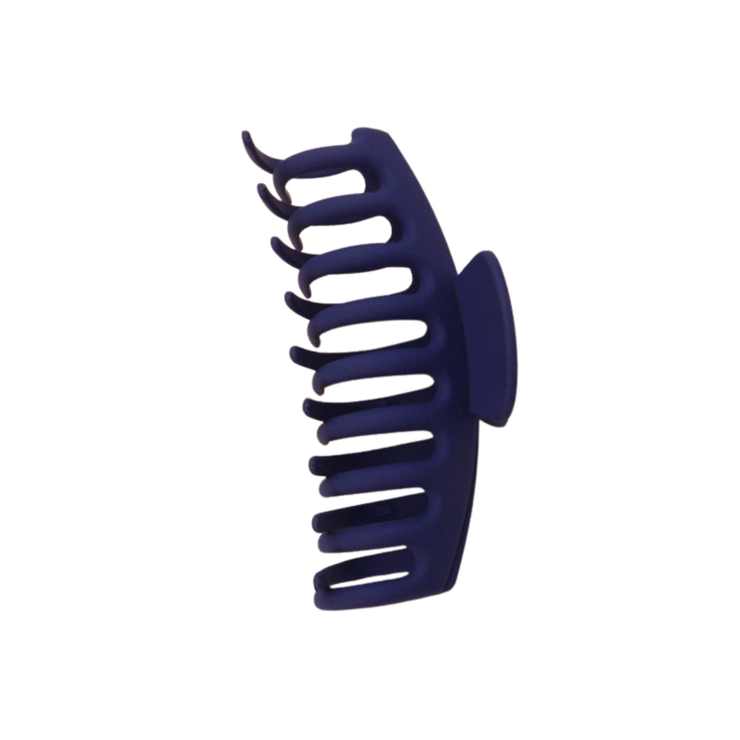 Oversized hair claw in royal blue