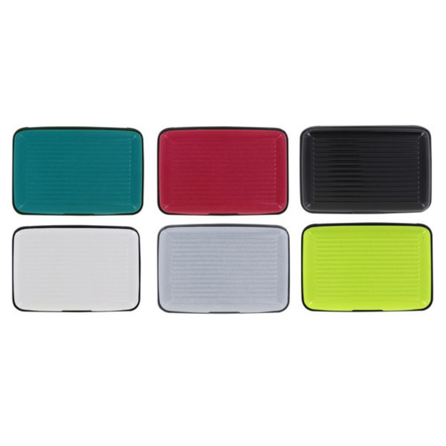 scan safe security wallet. Available in Teal, Burgundy, Black, Stone, Grey, and Lime
