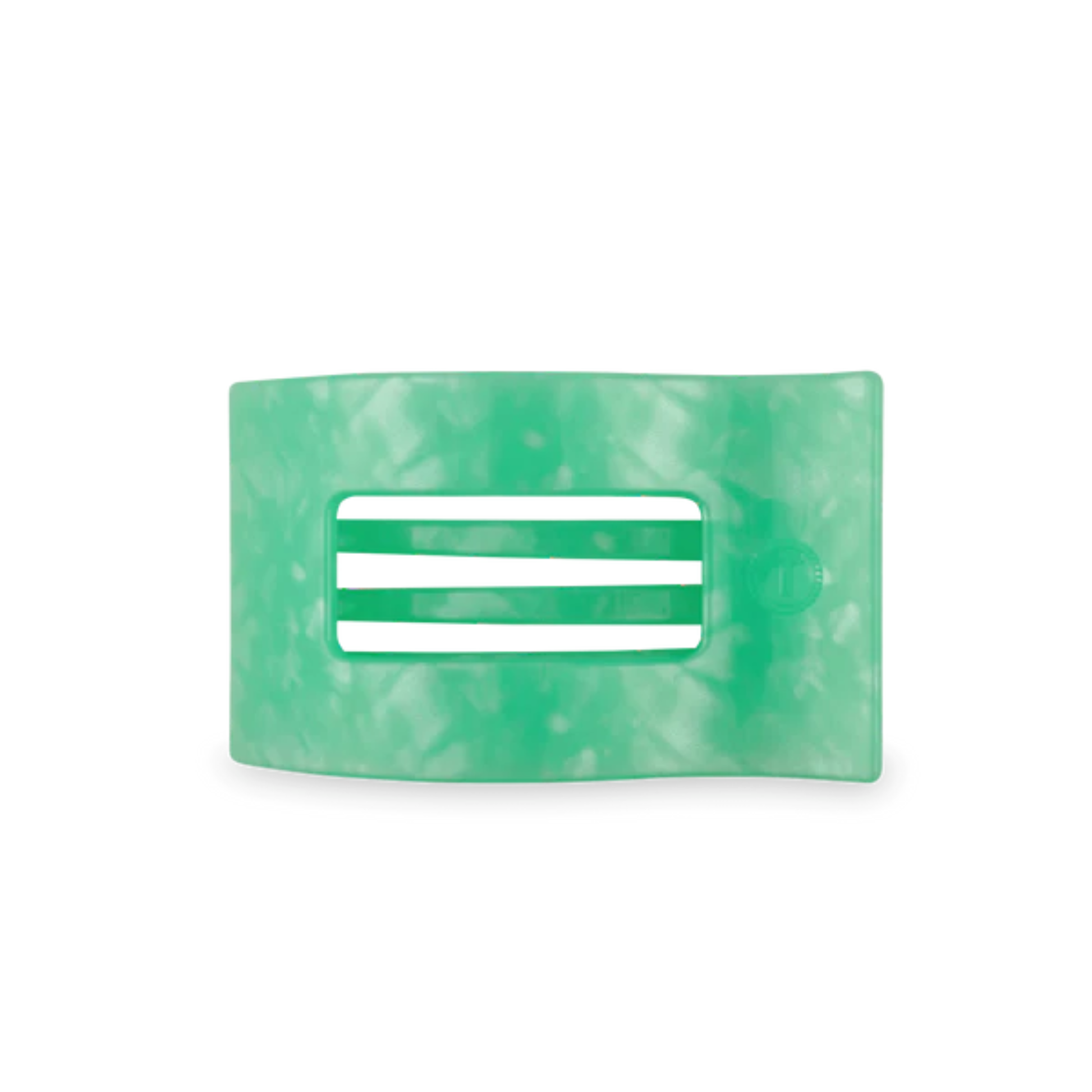 Medium Flat Rectangle Hair Claw in Spring Splash 