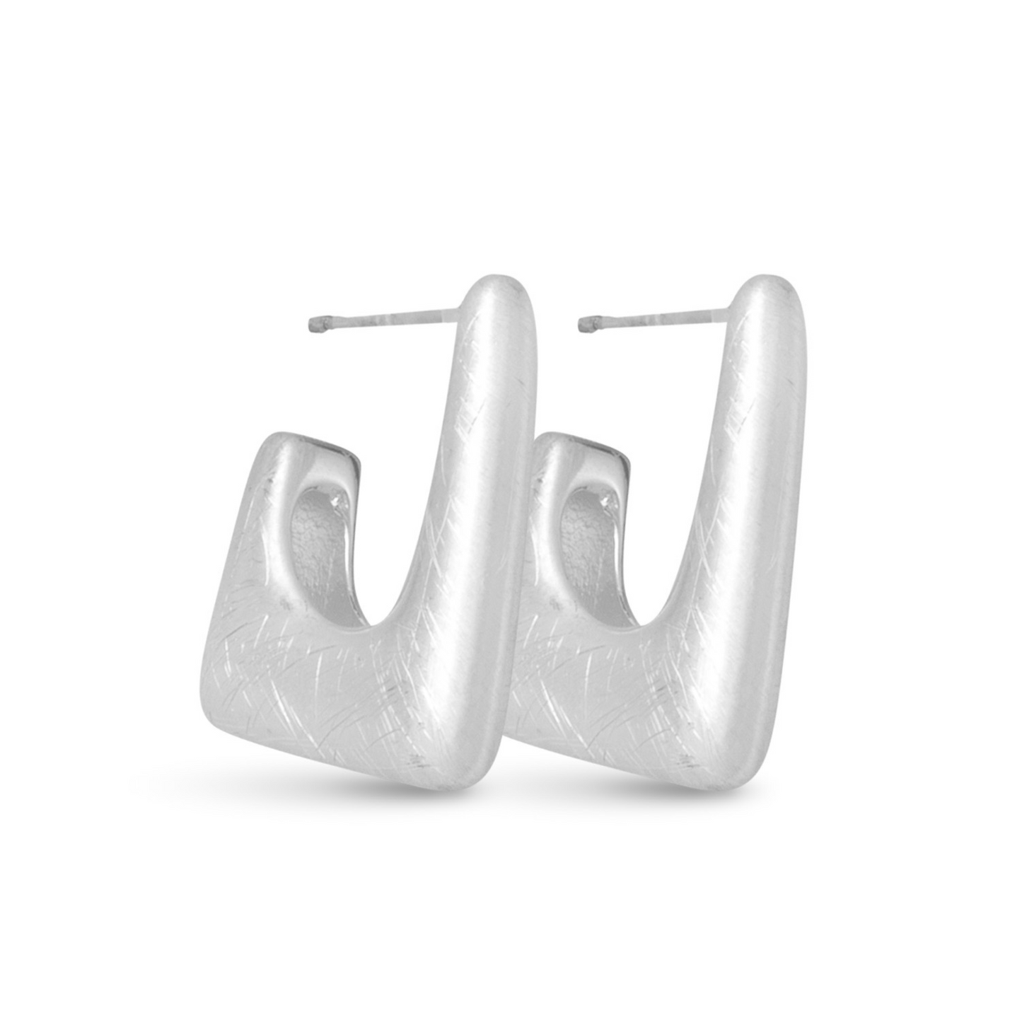 Experience effortless elegance with our Ava Square Huggie Hoops. Crafted from high-quality silver, these hoop earrings feature a sleek matte finish and unique square shape, making them the perfect accessory for any occasion. Elevate your style with these versatile and timeless hoops.