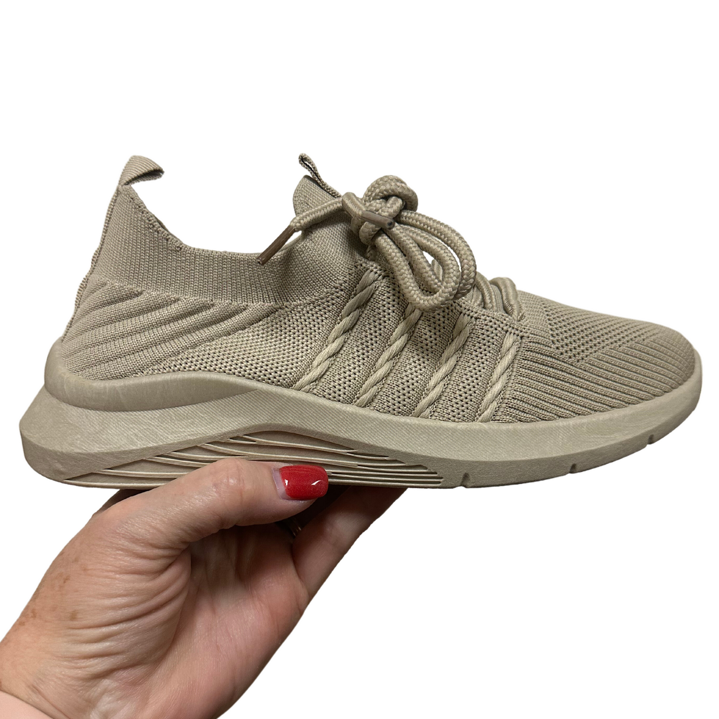 These stylish Tan Woven Sneakers are the perfect addition to any outfit. Lightweight and breathable, the woven design ensures premium comfort all day long. Get your pair today and enjoy the feel of quality.
