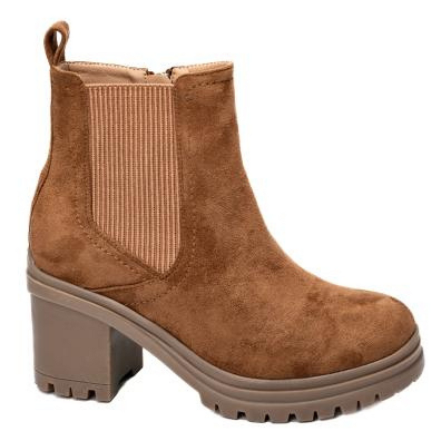 Introducing Trust Issues: a sophisticated bootie from Corkys in a stylish tobacco color. With its unique design and corkys brand, these booties are sure to elevate any outfit. Perfect for those looking for a versatile and fashionable shoe.