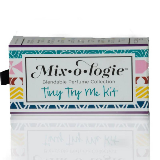 Trial size versions of all 10 Mixologie fragrances! Your chance to try them all! A "mini" perfume lab in a box! Did you know that you can mix different scents together to create a custom blend? It's like a "mini" perfume lab in a box!  Don't worry, you can't go wrong -- they all smell great together.&nbsp; Once you discover your favorites, you can get them in the full size (but travel-friendly) roll-ons!