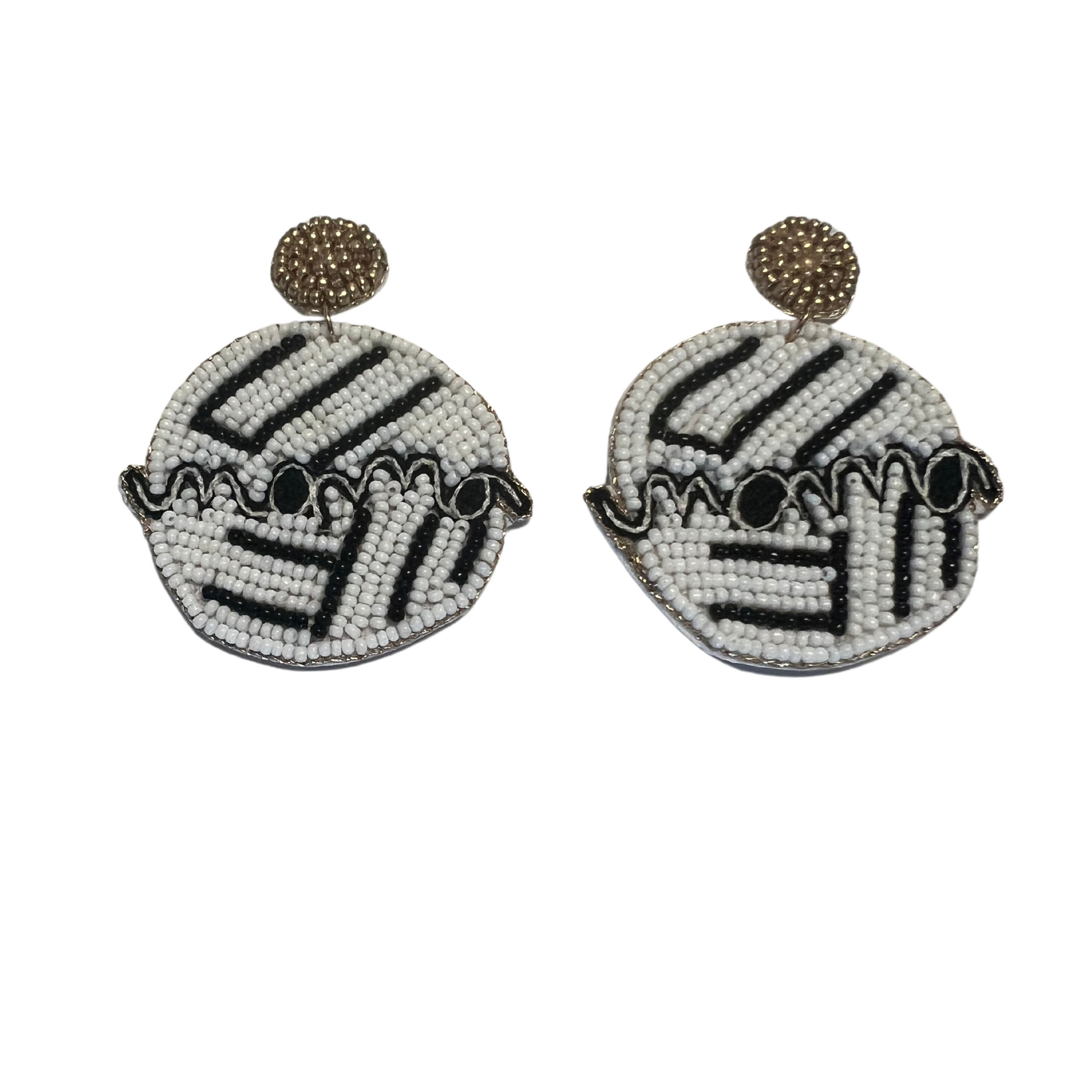 Volleyball "Mama" dangle earrings