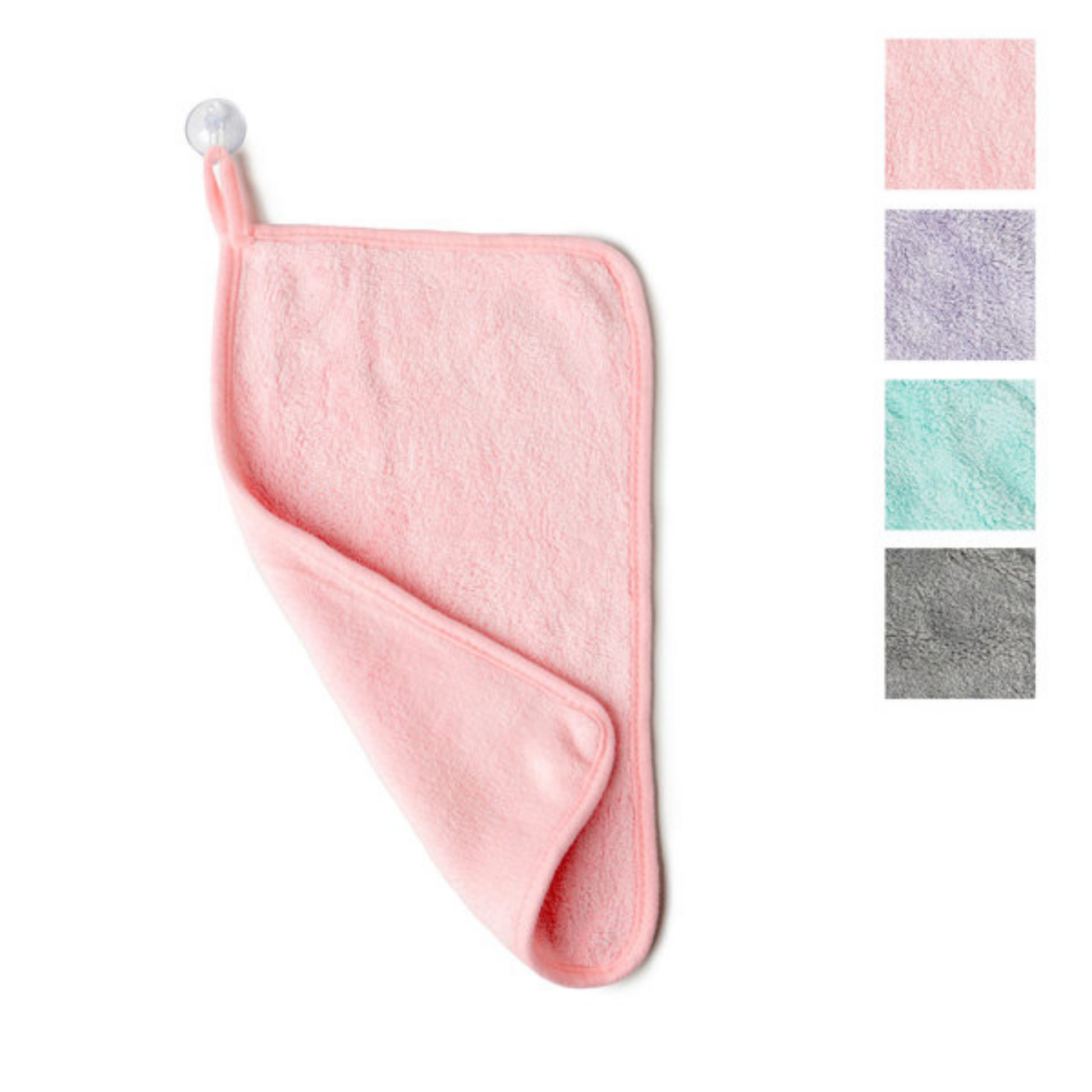 Effortlessly remove all types of makeup, even waterproof, with the Water Works Makeup Removing Towel. Its super soft fleece gently cleanses while being eco-friendly, budget-friendly and gentle for sensitive skin. With a built-in hanging loop and included mini suction cup and hook, it's convenient and machine washable. Available in four stylish colors.