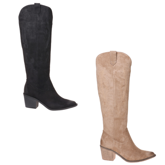 Look stylish and feel comfortable with the Wilder-19 boot by Pierre Dumas. Crafted with a heel and two colors--taupe and black--this boot will transition you from day to night effortlessly. The perfect blend of fashion and comfort, Wilder-19 is the ideal addition to your wardrobe.