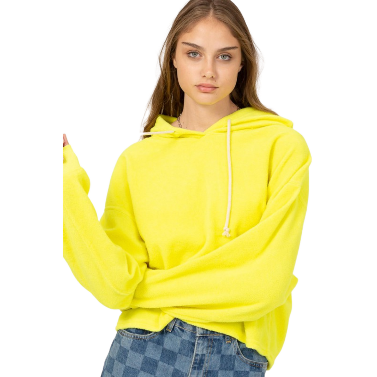 Oversized Balloon Sleeve Hoodie