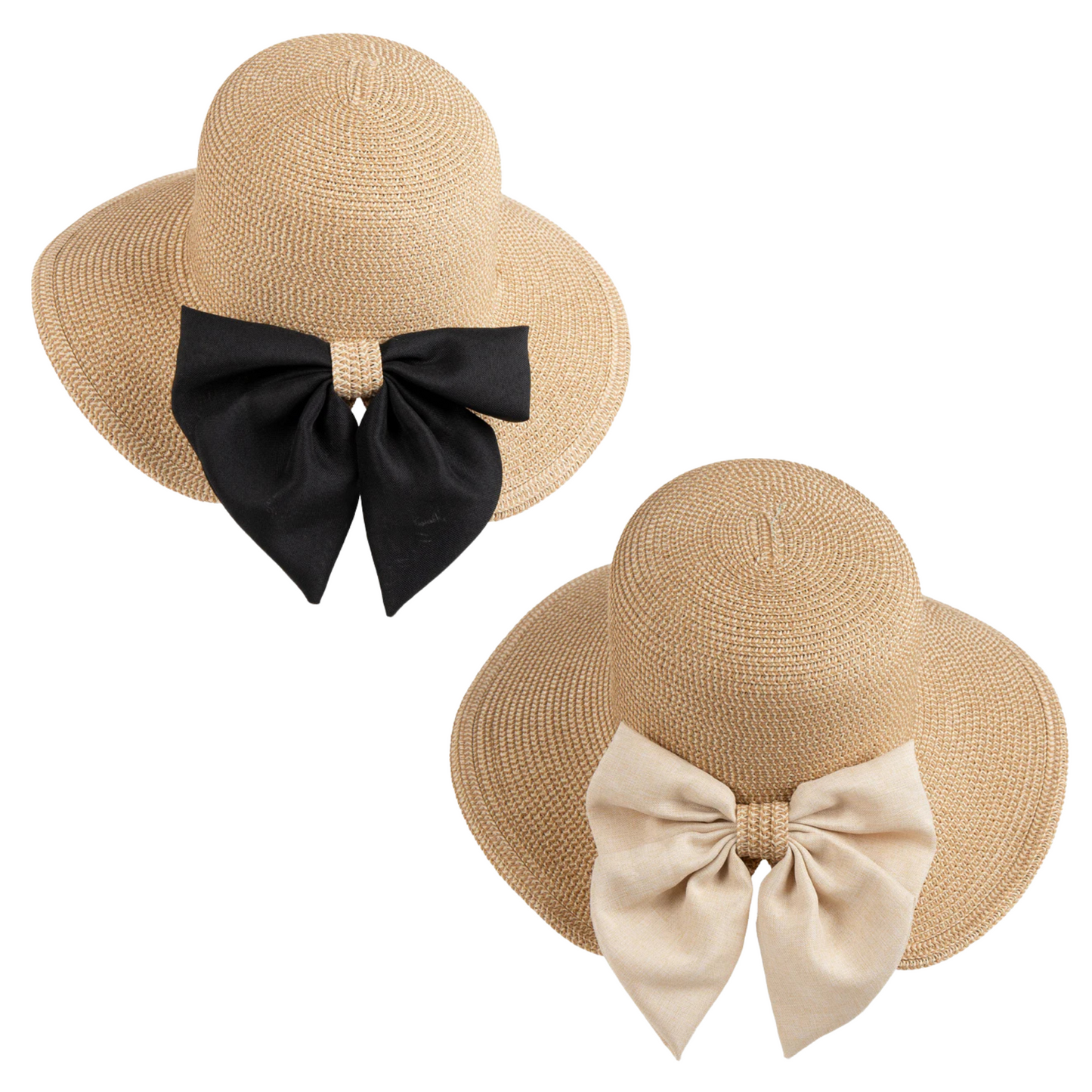 The Zaya Boho Hat by Howard’s blends timeless bohemian style with subtle elegance, featuring a beige base accented by a black or sand-colored bow. Crafted for spring wear, this hat offers lightweight comfort and a versatile design that complements casual and chic outfits alike. Ideal for those seeking refined sun protection with an expert touch of boho flair.