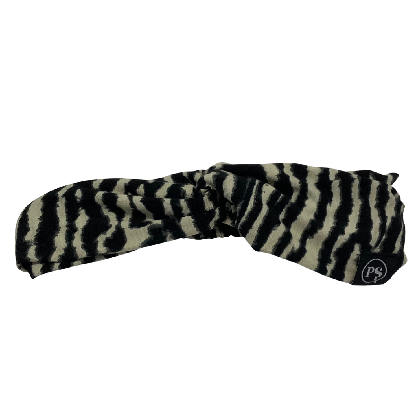 Women's headband in zebra stripe print
