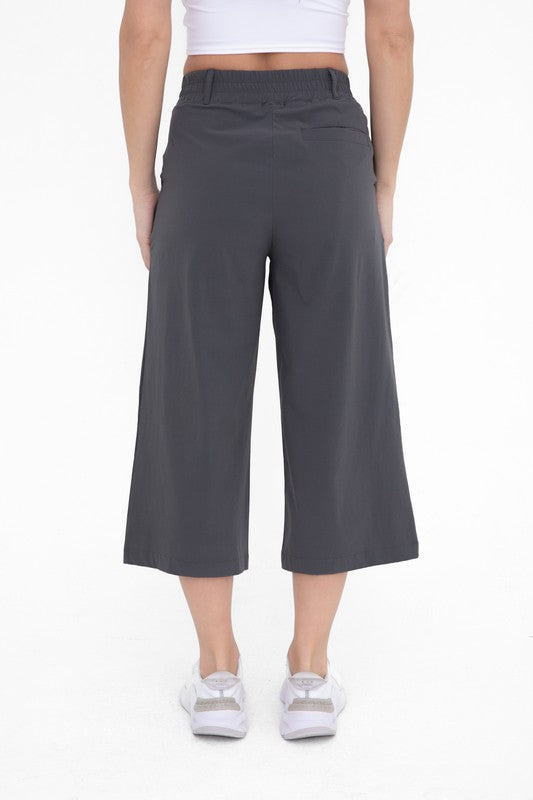 Tailored Cropped Flare Pants