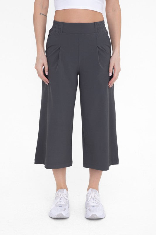 Tailored Cropped Flare Pants