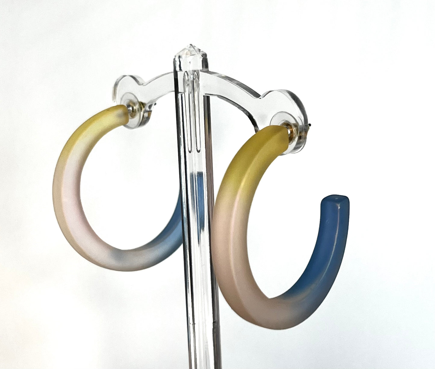 Iridescent Acrylic Hoops